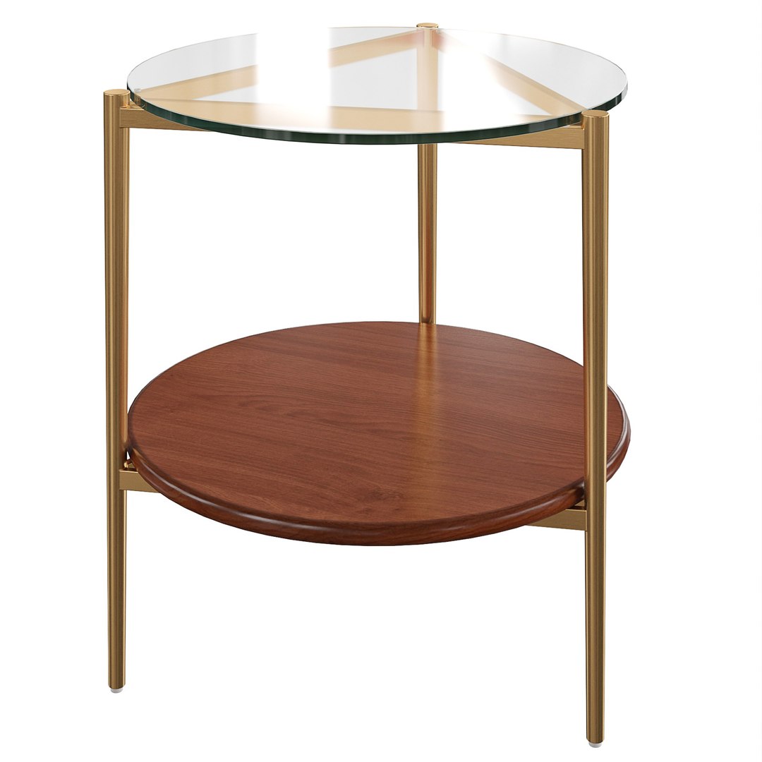 MidCentury Art Display Side Table 3D Model TurboSquid 2071192