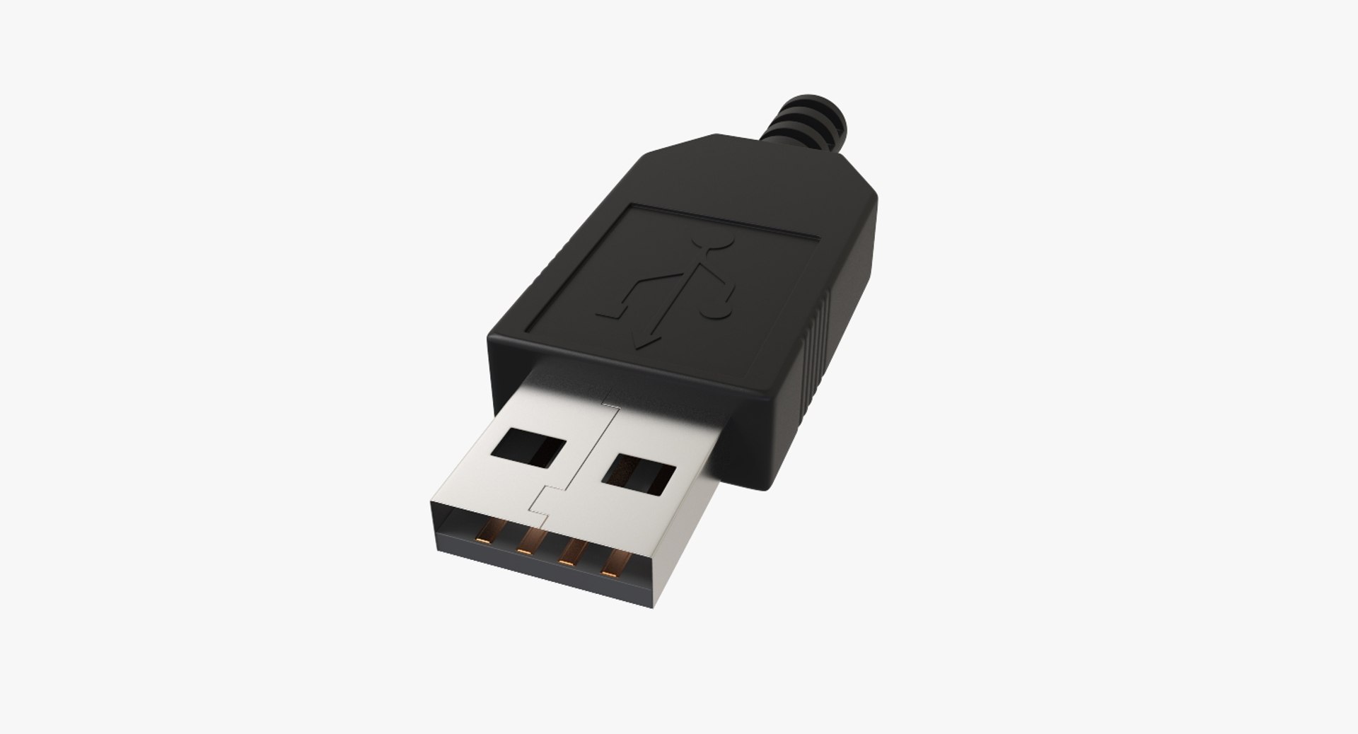 3D Usb Plug Type Model - TurboSquid 1294801