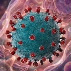 HIV Virus Particle
