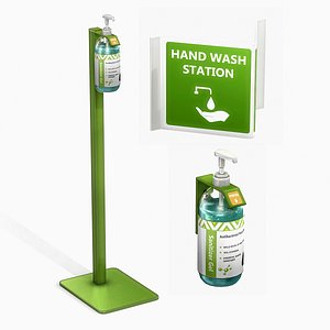 hand sanitizer dispensers 3D