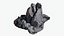 3D model Assembly Ground Rock 15 StemCell