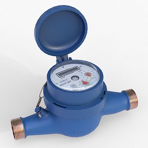 Water Meter 3D model