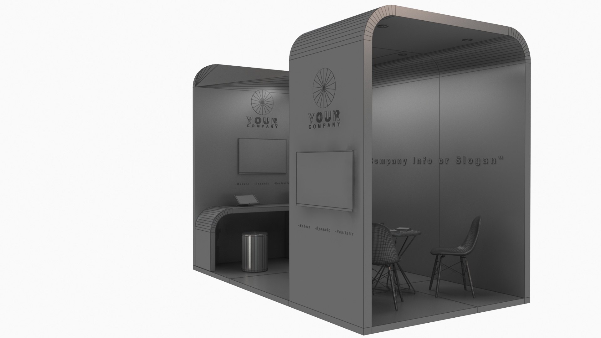 Mega Futuristic Exhibition Collection 20 in 1 3D model https://p.turbosquid.com/ts-thumb/2M/QWAgEI/G3/modernexhibitionbooth18/jpg/1629188879/1920x1080/fit_q87/cf55889ca0a0b999e61c689f6c9ee4b2f7e38eb0/modernexhibitionbooth18.jpg