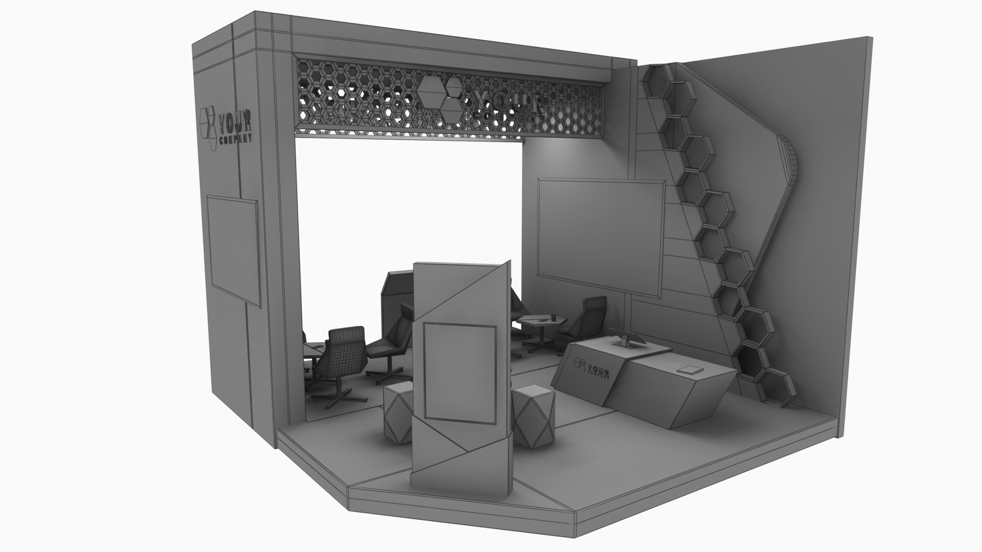 Mega Futuristic Exhibition Collection 20 in 1 3D model https://p.turbosquid.com/ts-thumb/2M/QWAgEI/HO/modernexhibitionbooth98/jpg/1651410030/1920x1080/fit_q87/d10690cc6bf6242461ee87b0fa95a30d16c2f3f5/modernexhibitionbooth98.jpg