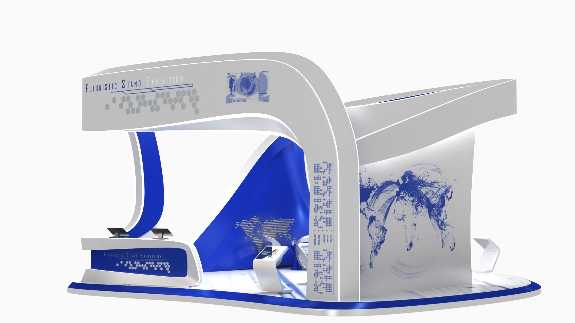 Mega Futuristic Exhibition Collection 20 in 1 3D model https://p.turbosquid.com/ts-thumb/2M/QWAgEI/Hr/futuristicexhibitionstand095/jpg/1653879987/1920x1080/fit_q87/4683c3a6120efc0245e38b5e8a4043ad9423bcd7/futuristicexhibitionstand095.jpg