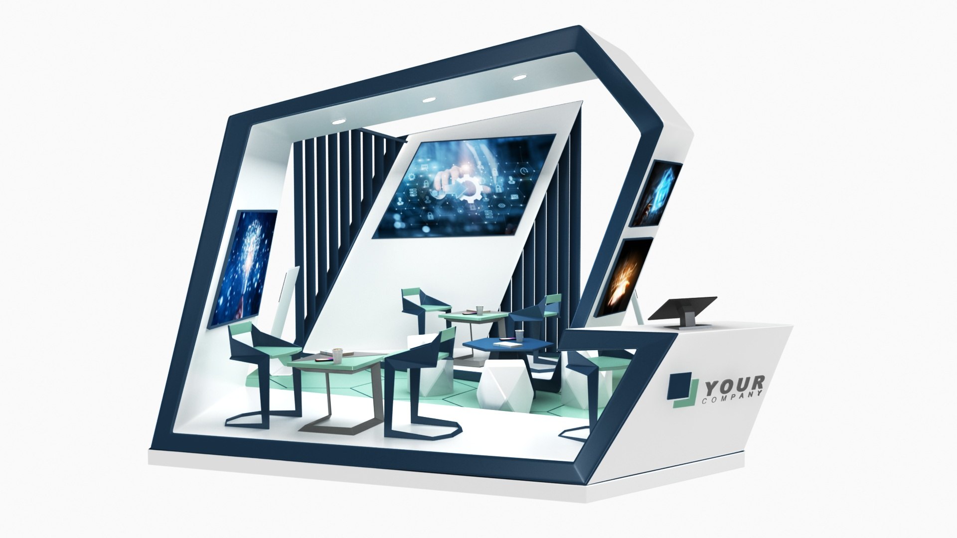 Mega Futuristic Exhibition Collection 20 in 1 3D model https://p.turbosquid.com/ts-thumb/2M/QWAgEI/ML/futuristicexhibitionstand043/jpg/1653879962/1920x1080/fit_q87/53f7e3eaebee360ea9922842213d1adbdab3eb1e/futuristicexhibitionstand043.jpg