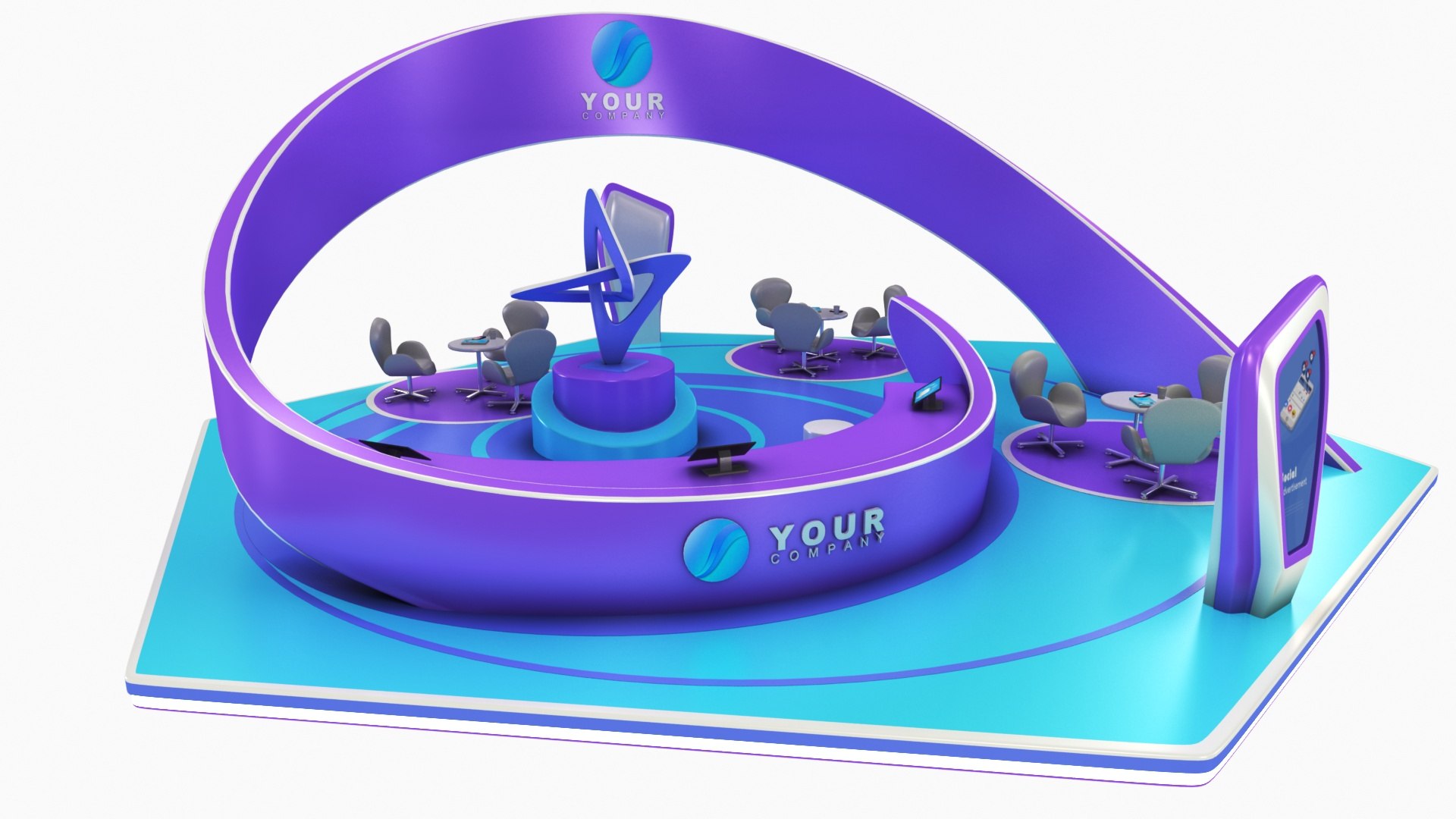 Mega Futuristic Exhibition Collection 20 in 1 3D model https://p.turbosquid.com/ts-thumb/2M/QWAgEI/Ob/futuristicexhibitionstand072/jpg/1653879977/1920x1080/fit_q87/76b47db692b4247ae088f00fe21debd30e2d8d5c/futuristicexhibitionstand072.jpg