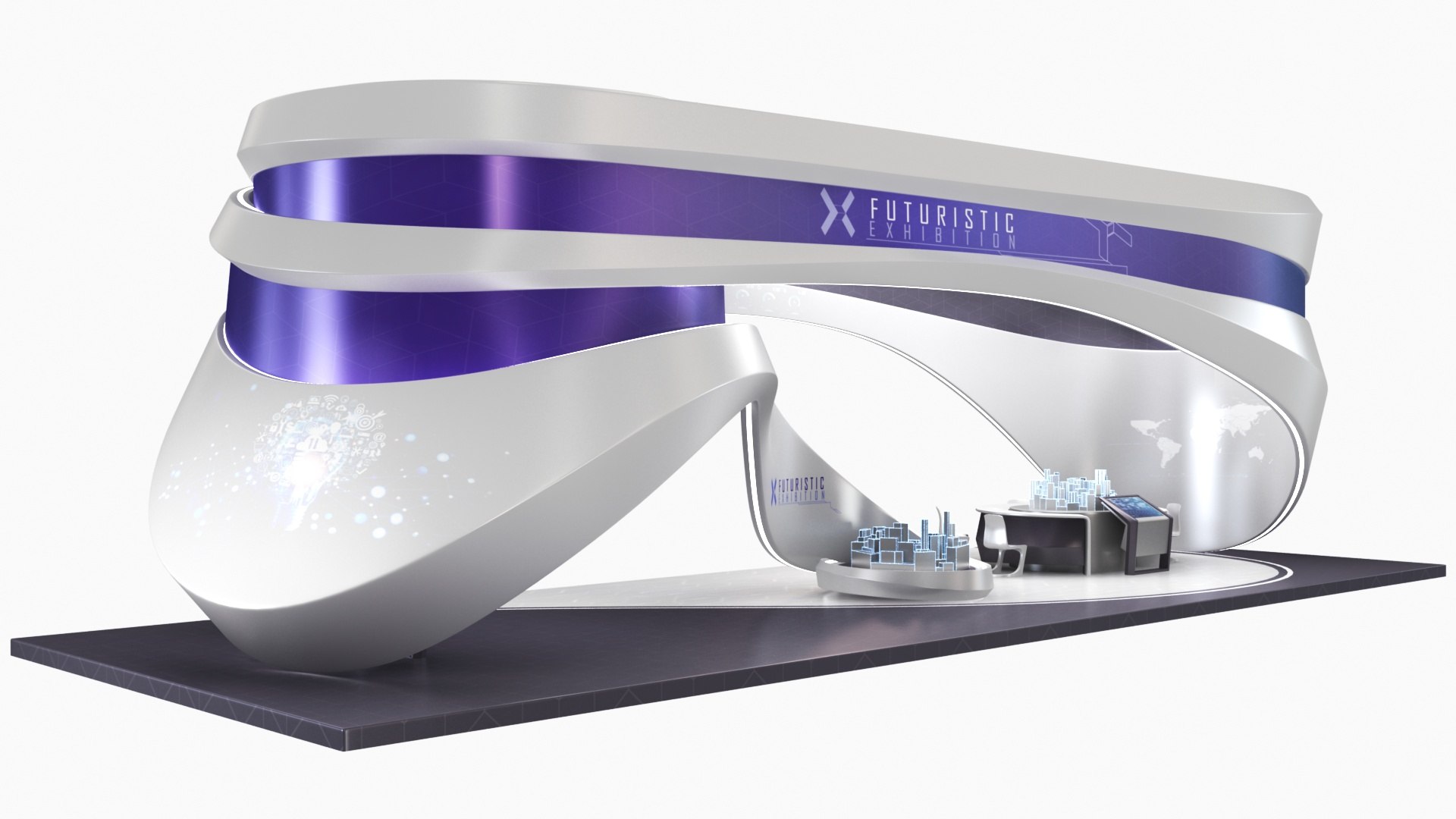 Mega Futuristic Exhibition Collection 20 in 1 3D model https://p.turbosquid.com/ts-thumb/2M/QWAgEI/Zt/modernexhibitionbooth121/jpg/1653190514/1920x1080/fit_q87/82771d6bbba25b3b0848ffa526e2e0bfdc1dbb98/modernexhibitionbooth121.jpg