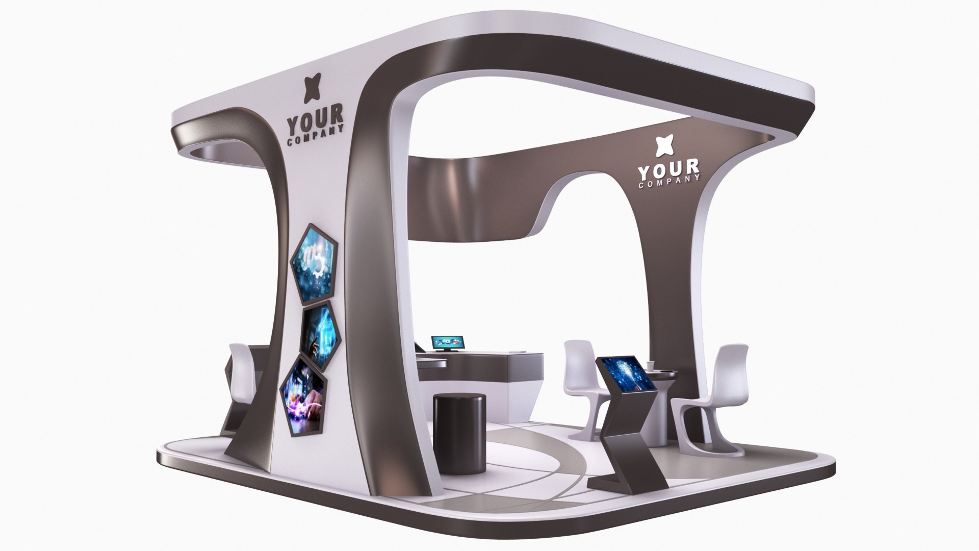 Mega Futuristic Exhibition Collection 20 in 1 3D model https://p.turbosquid.com/ts-thumb/2M/QWAgEI/hI/futuristicexhibitionstand054/jpg/1653879965/1920x1080/fit_q87/4fea48f66e317d7ee2ffd979fe31f4a640f75aa0/futuristicexhibitionstand054.jpg