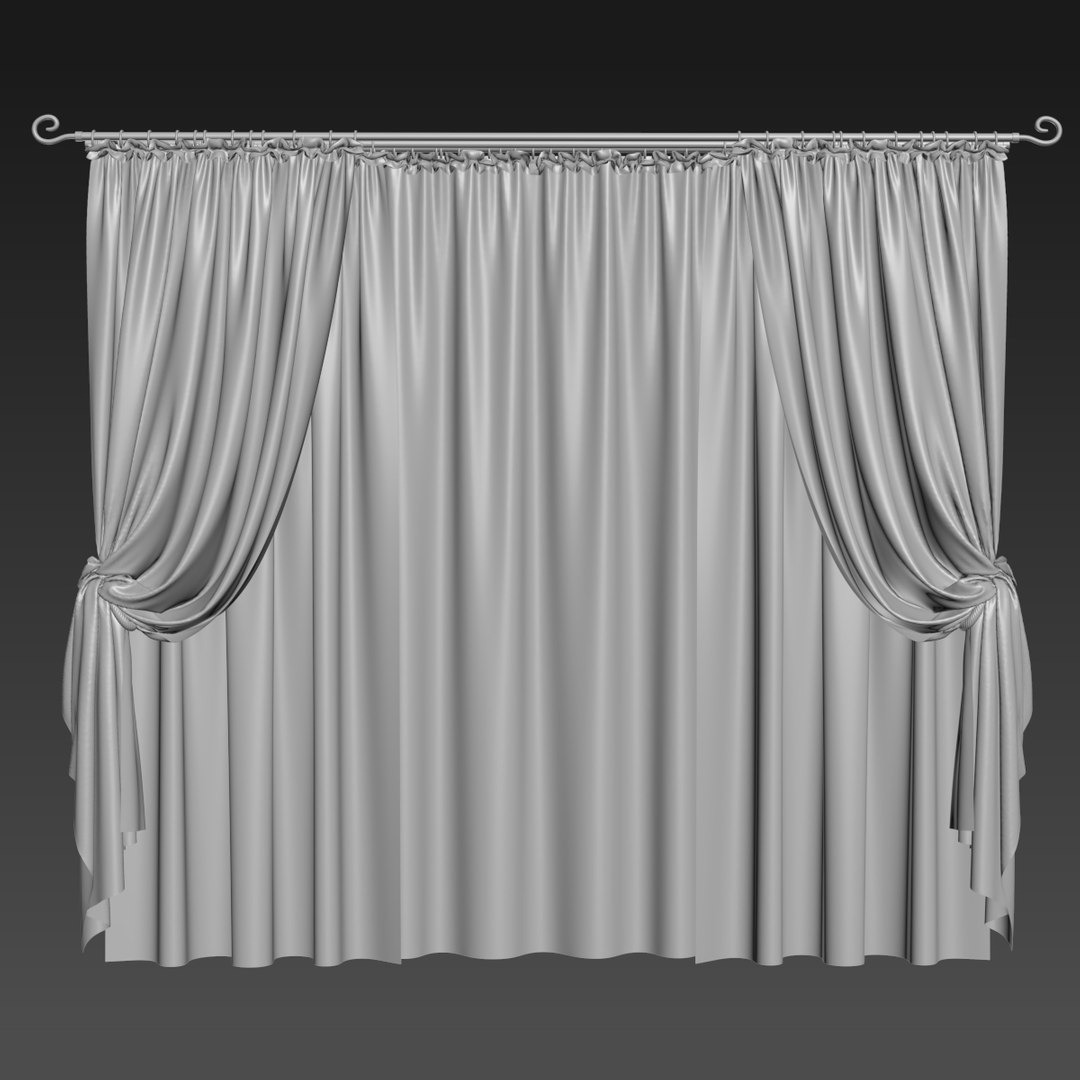 curtain classic obj