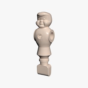 foosball table figure 3D model