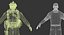 Personaje de soldado táctico con rigging listo para juegos PBR UE5 Unity