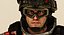 Personaje de soldado táctico con rigging listo para juegos PBR UE5 Unity