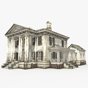 3D old abandoned mansion