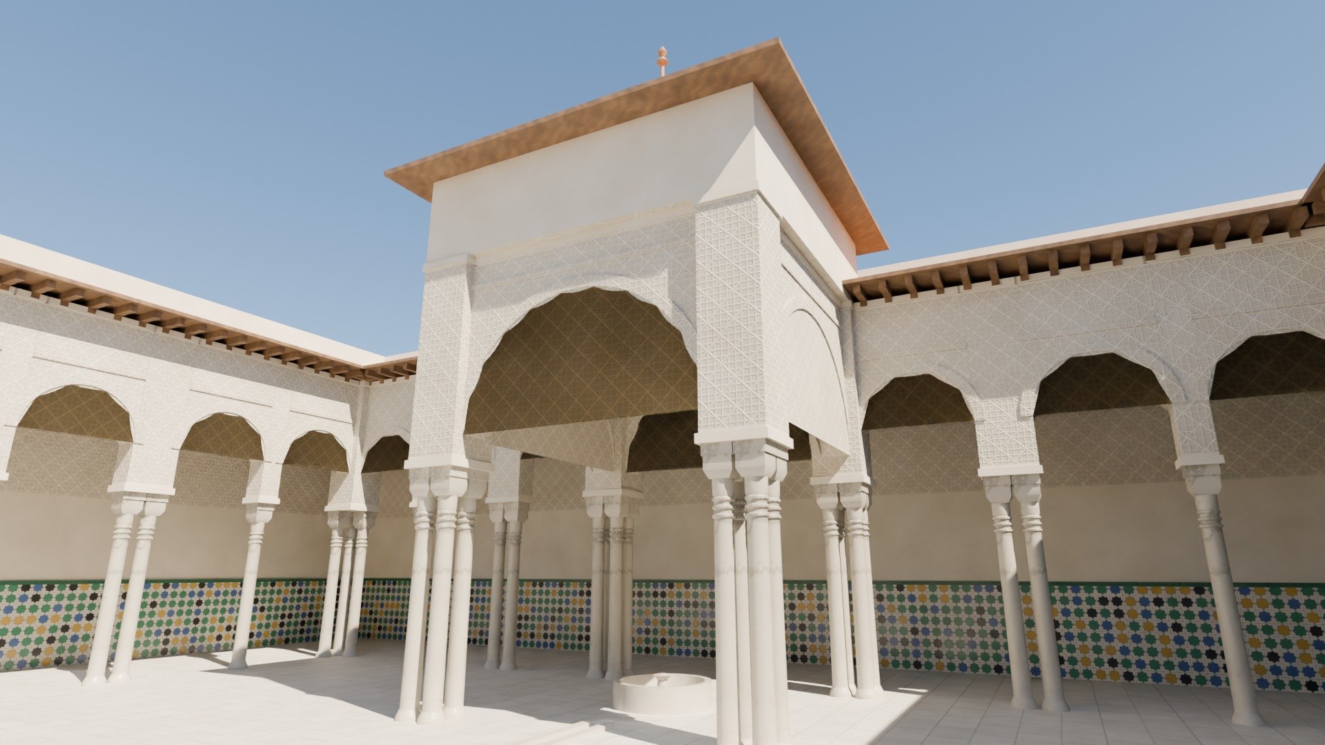 Court of the Lions Alhambra Granada - Nasrid Courtyard Scene and Modular Kit - 4K PBR 3D model https://p.turbosquid.com/ts-thumb/2M/W694Pg/ke/patio_de_los_leones_alhambra_03_templete/jpg/1791586518/1920x1080/fit_q87/0b7f5b8e9cfe10e042e81b27de28fb425f99186b/patio_de_los_leones_alhambra_03_templete.jpg