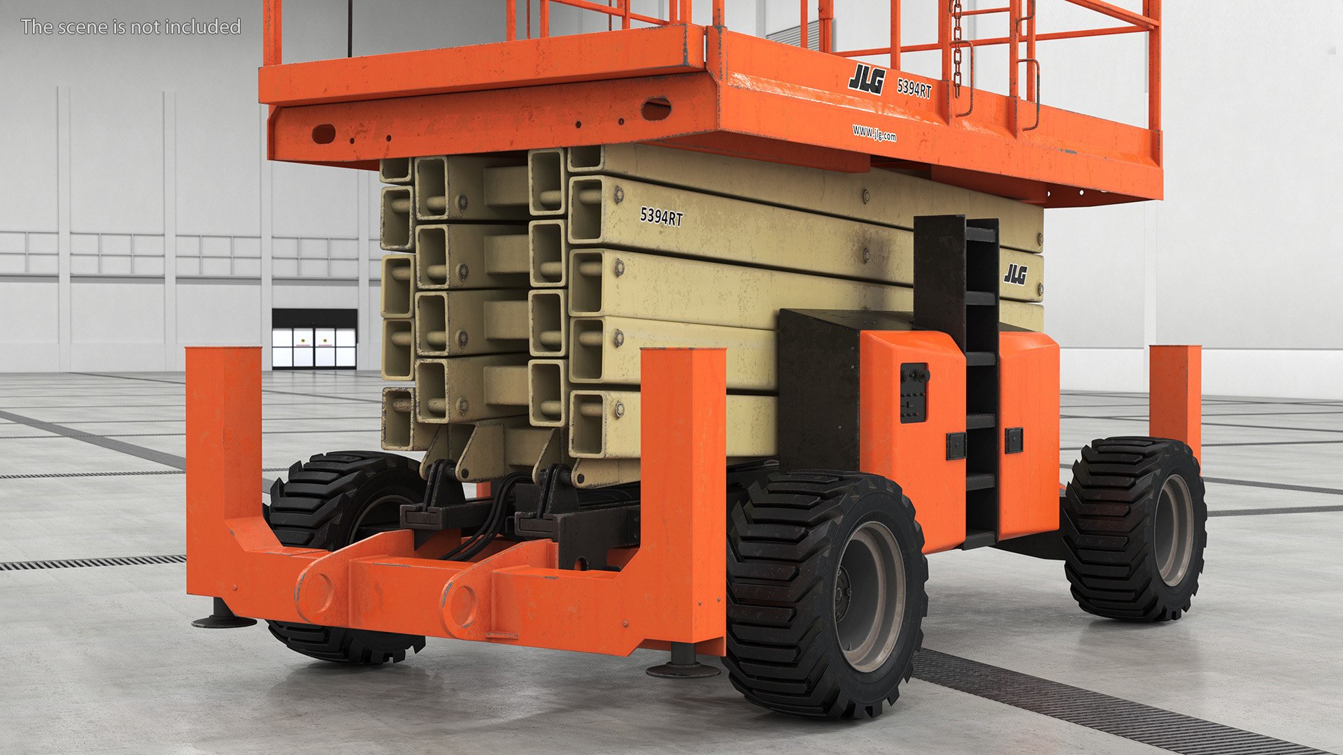 3D JLG Scissor Lift 5394RT - TurboSquid 2229461