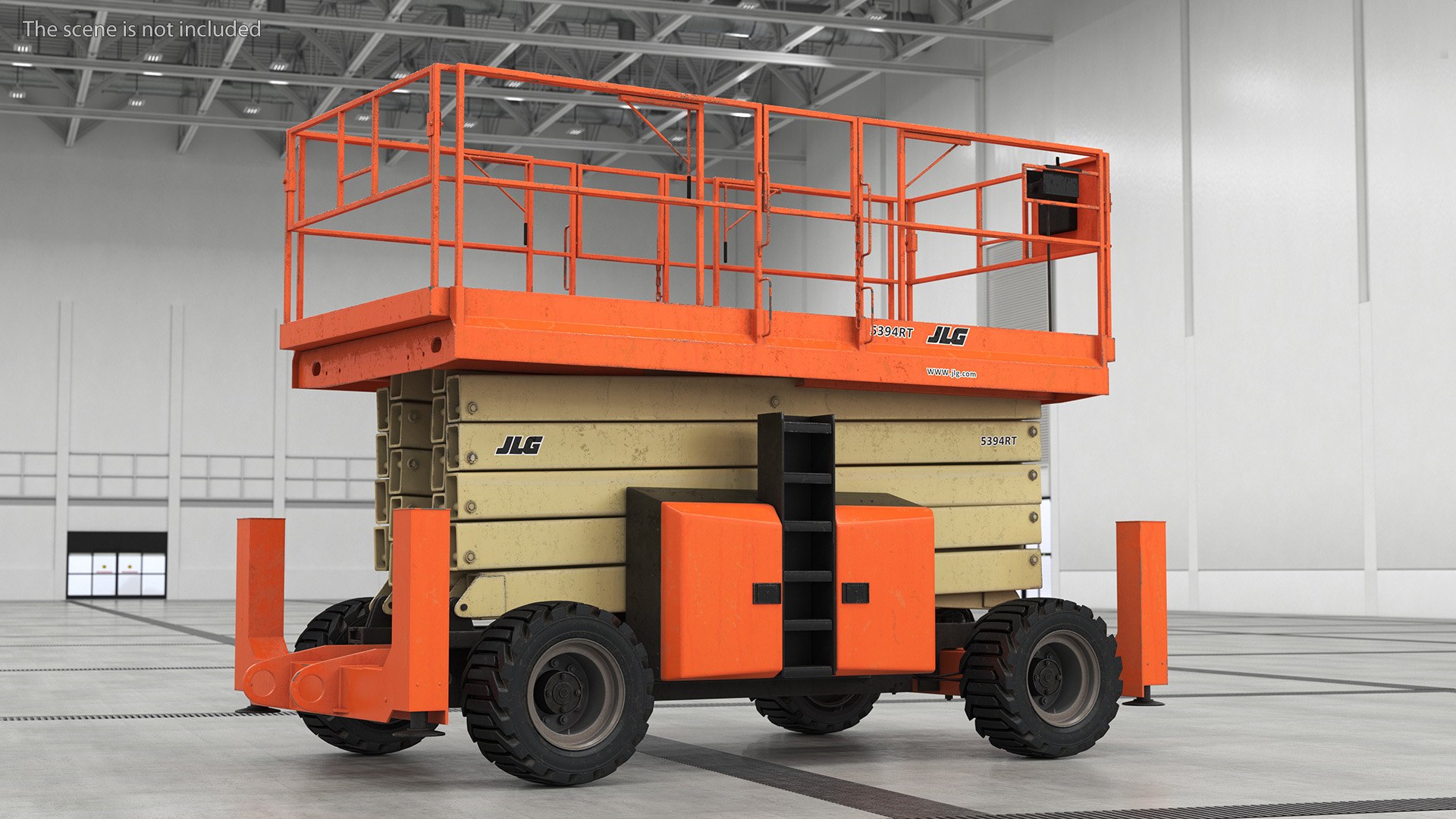 3D JLG Scissor Lift 5394RT - TurboSquid 2229461