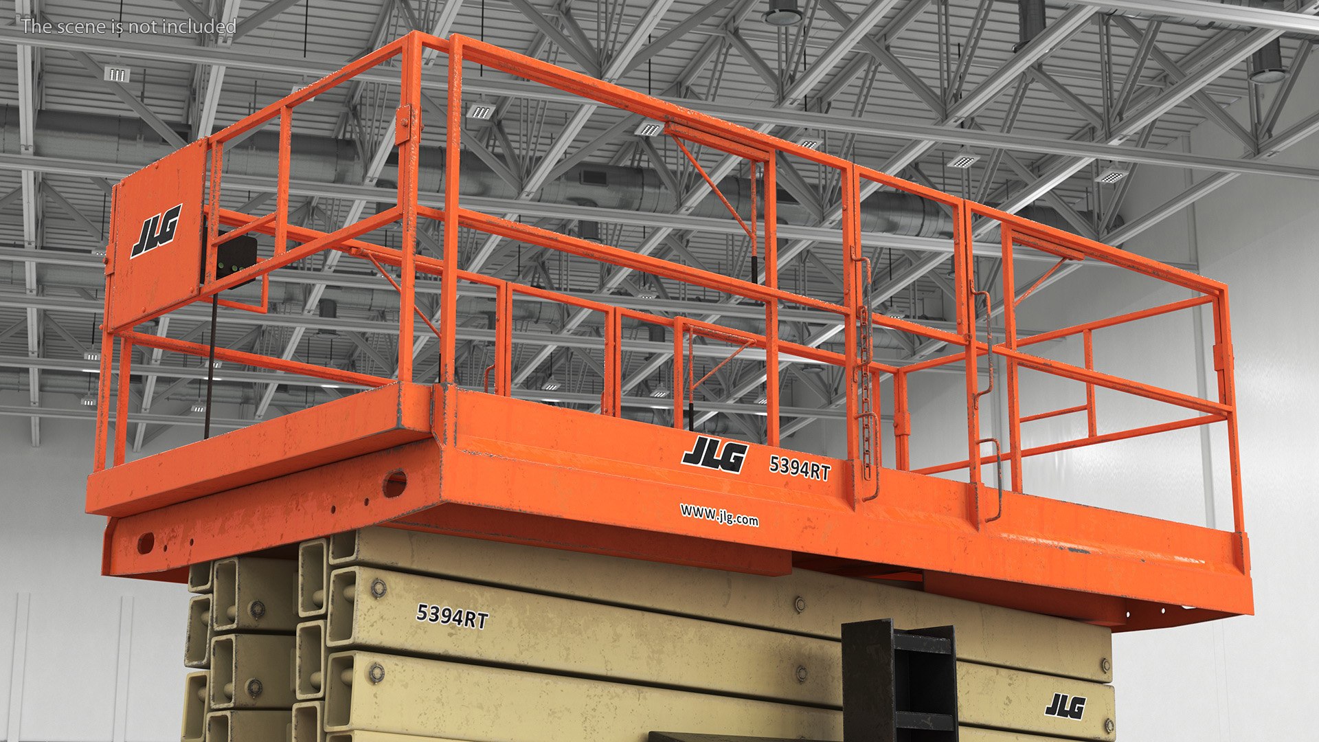 3D JLG Scissor Lift 5394RT - TurboSquid 2229461