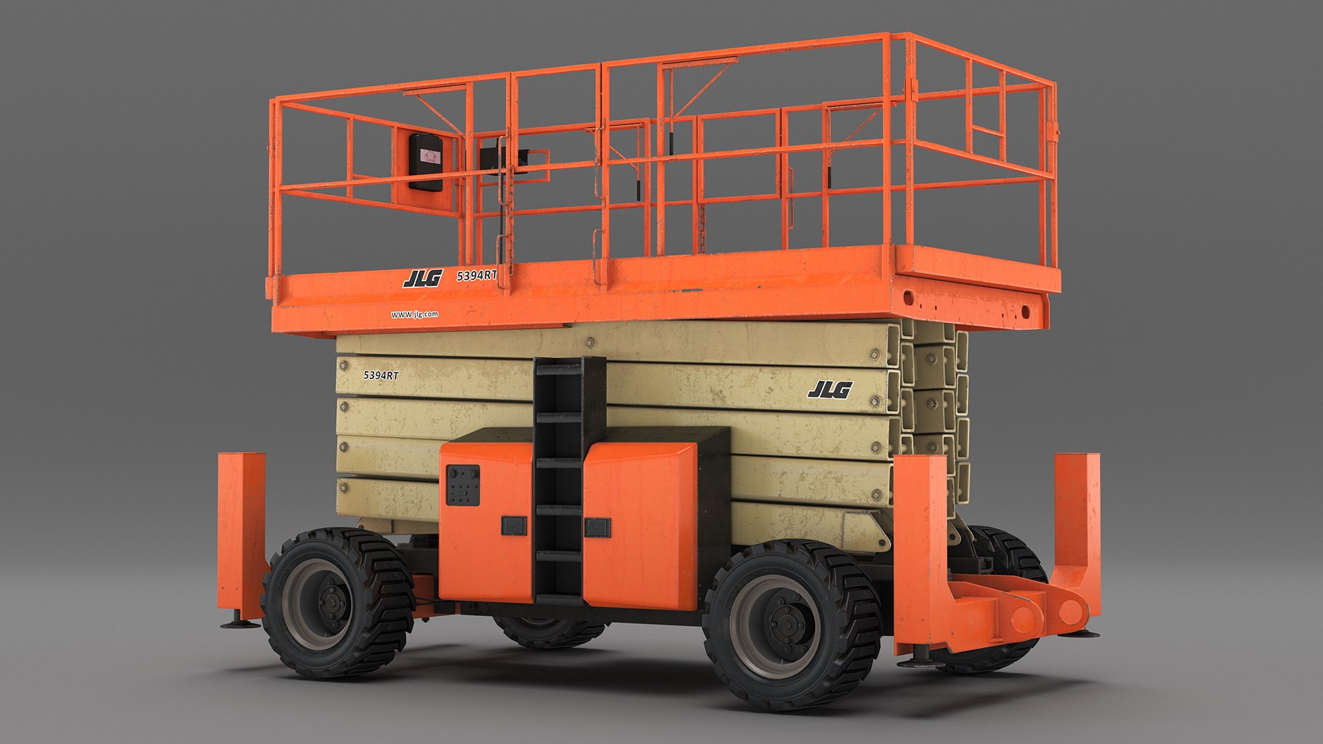 3D JLG Scissor Lift 5394RT - TurboSquid 2229461