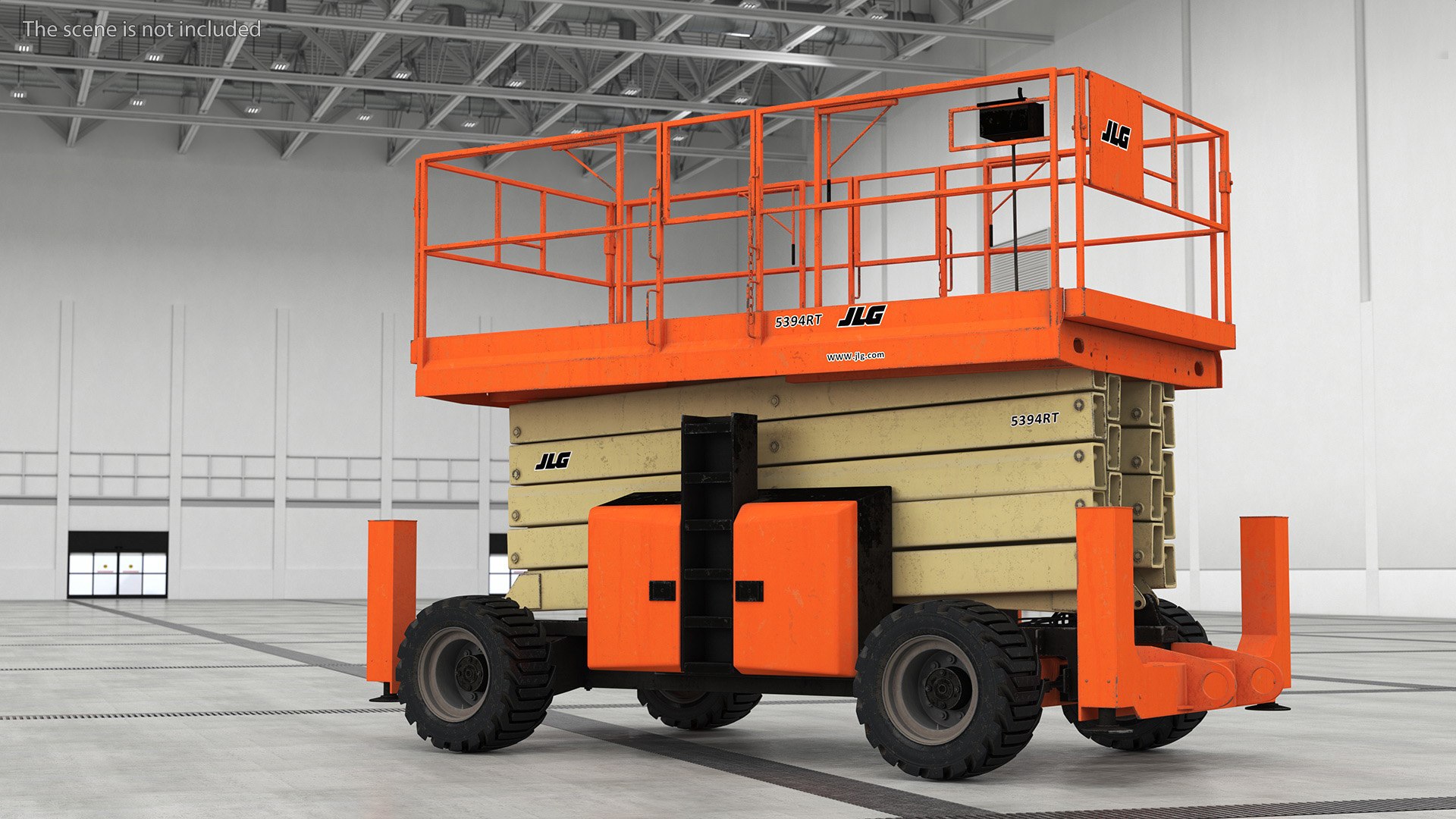 3D JLG Scissor Lift 5394RT - TurboSquid 2229461