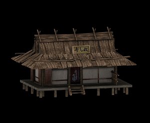 3ds max dojo building shinto