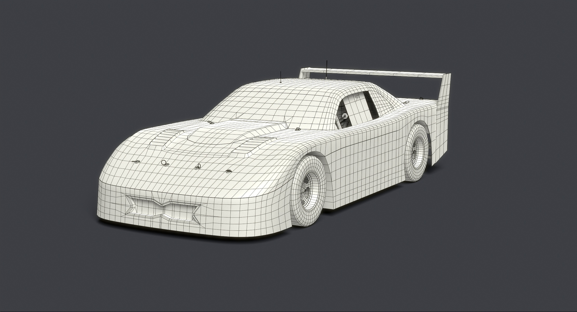 king race car 3D Model in Racing 3DExport