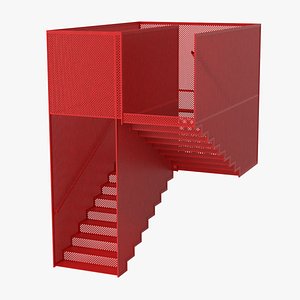 Hanging Red Staircase model