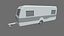 Low Poly Large Caravan 01