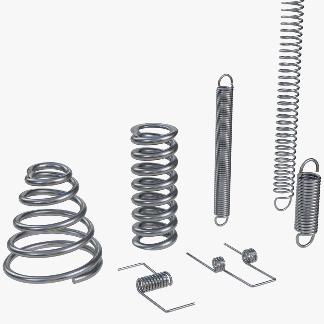 3D Hardware Springs - TurboSquid 1451911