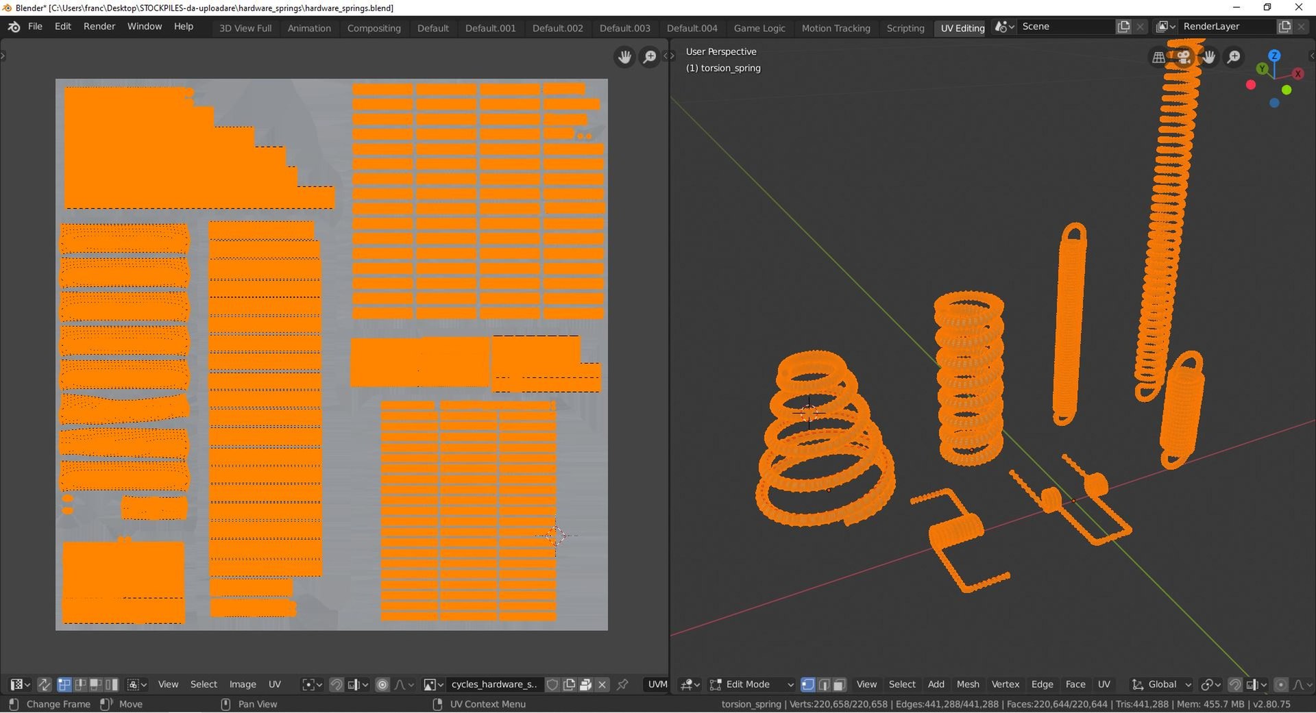 3D Hardware Springs - TurboSquid 1451911