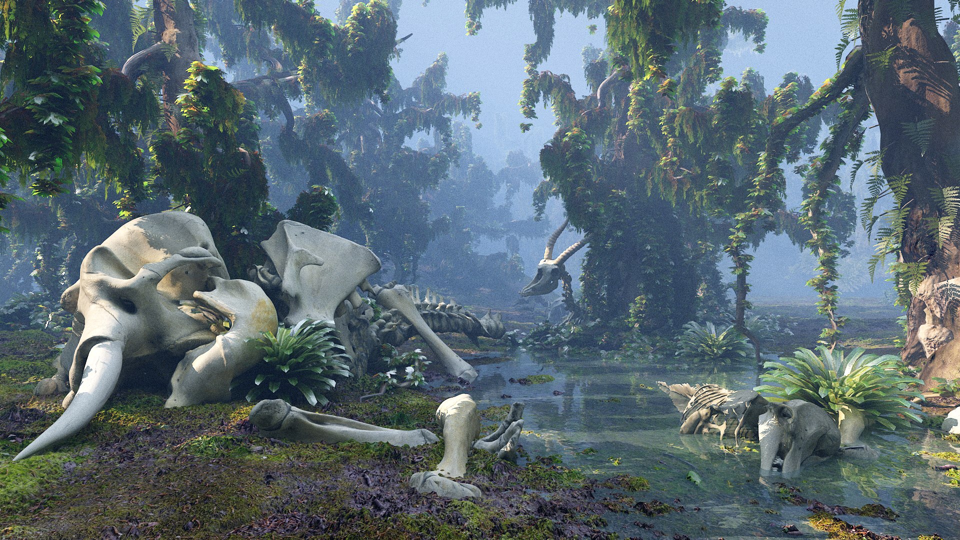 Jurassic Jungle 3D - TurboSquid 1920869