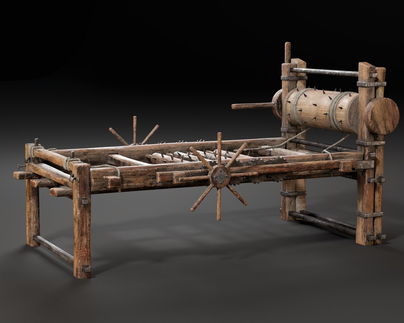 Medieval Spiked Rack Torture Device 3D - TurboSquid 2358012