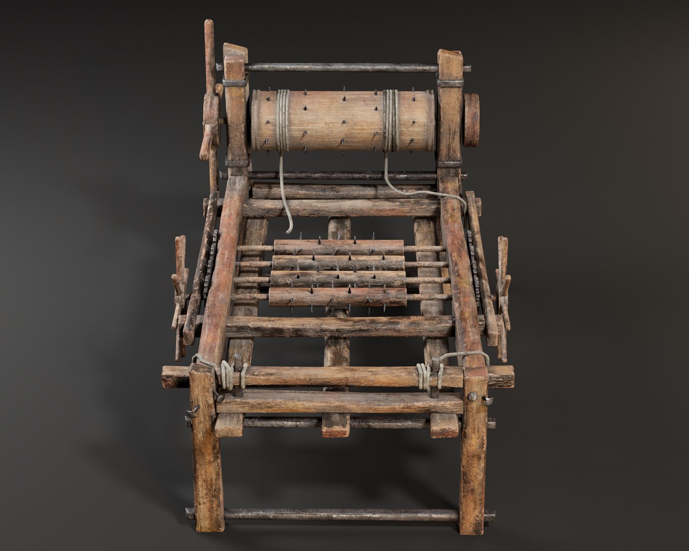 Medieval Spiked Rack Torture Device 3D - TurboSquid 2358012