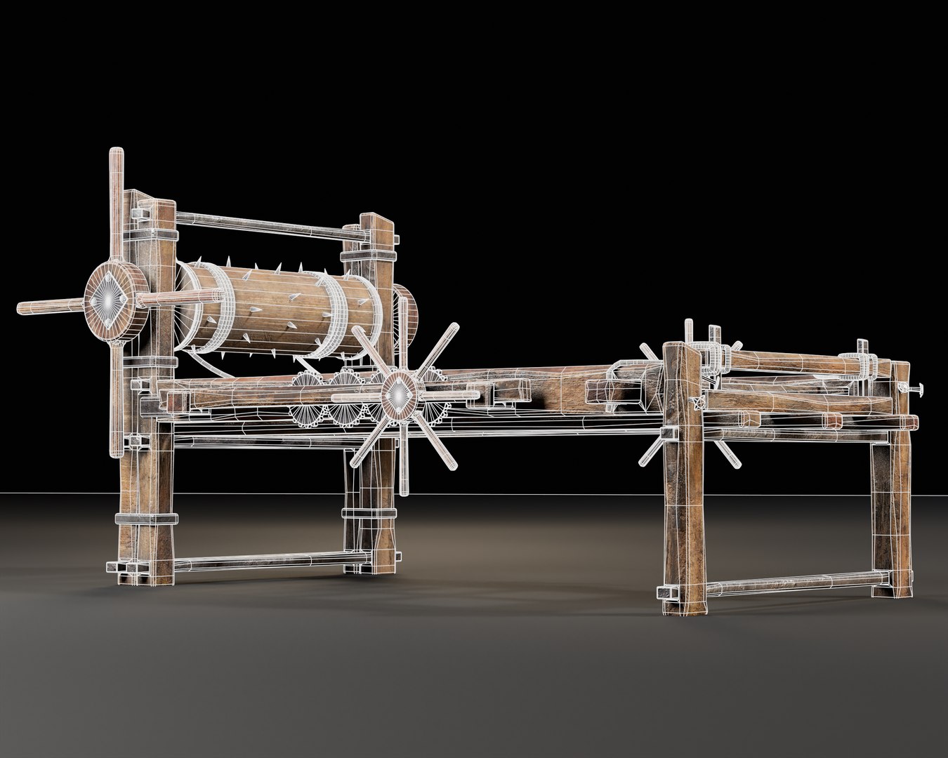 Medieval Spiked Rack Torture Device 3D - TurboSquid 2358012