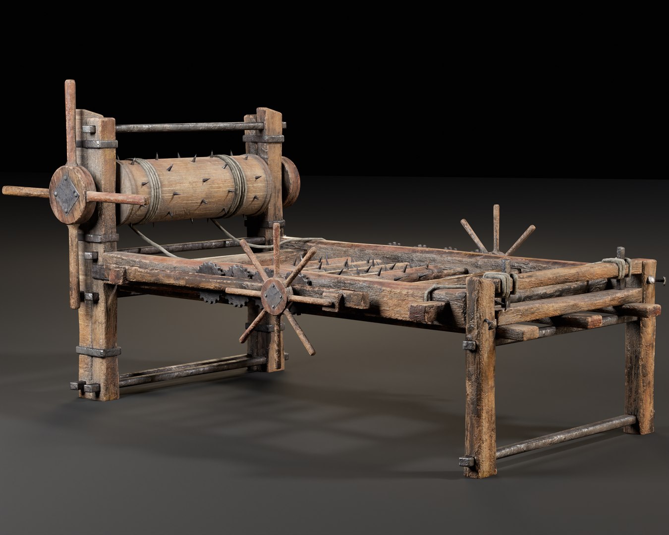 Medieval Spiked Rack Torture Device 3D - TurboSquid 2358012