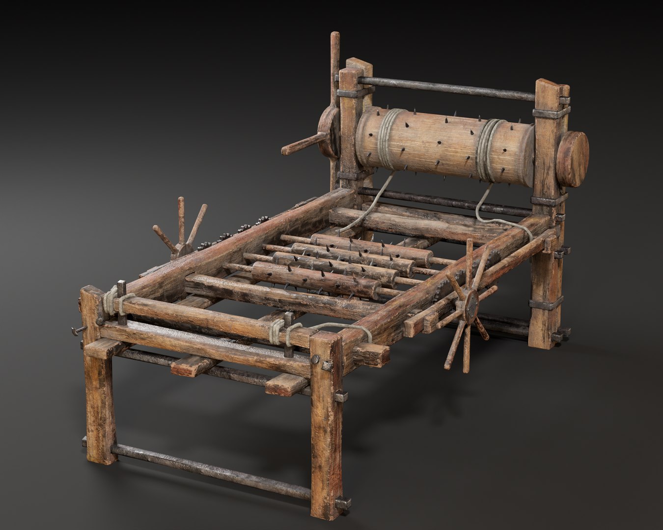 Medieval Spiked Rack Torture Device 3D - TurboSquid 2358012