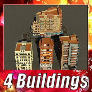 building 49-52 collections 3d 3ds