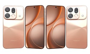 OPPO Find X9s Pro Energetic Orange 3D model