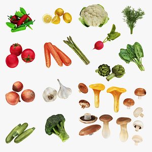 20 in 1 Veggie Set 3D