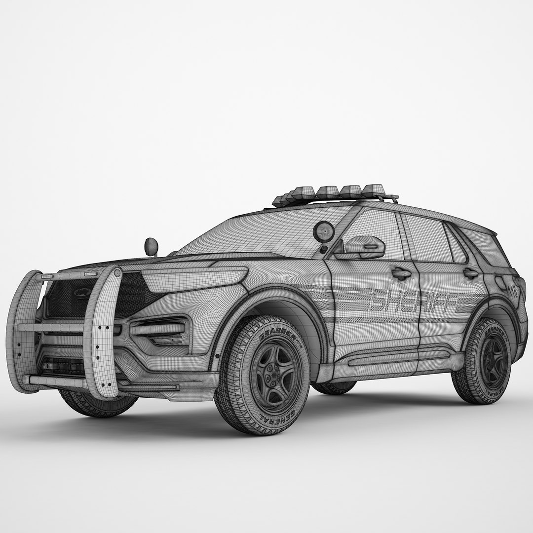3D Ford Explorer 2020 Police 05 - TurboSquid 1729273