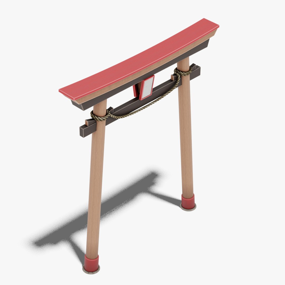 Japanese Furniture Kit Torii Gate 3D Model TurboSquid 1955875