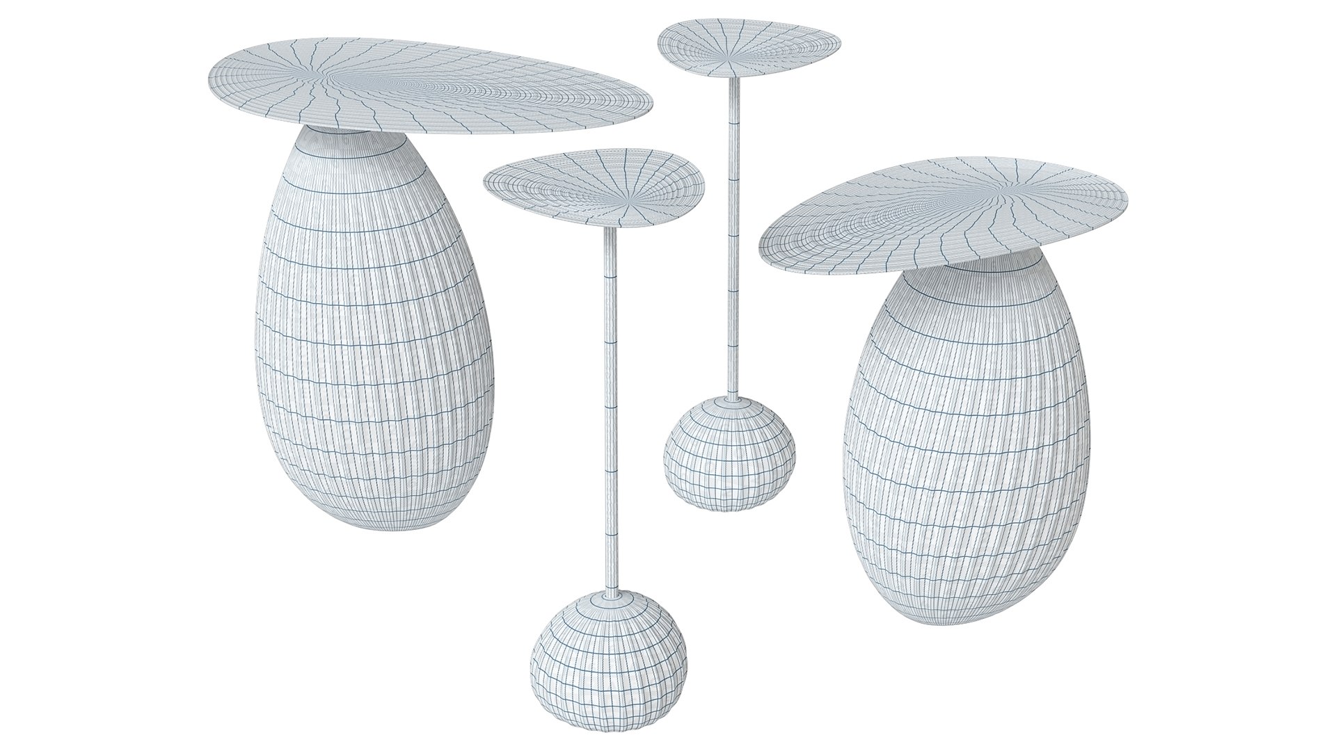 Tide And Ripple Tables From Holly Hunt 3D - TurboSquid 2271300
