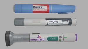 Ozempic Wegovy Mounjaro 3 pack