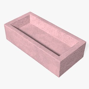Pink Frogged Brick Block