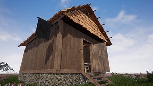 Wooden House 3D