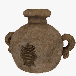 3D traditional olive oil storage model