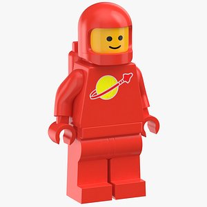 lego man astronaut 02 3D