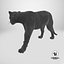 Black Panther Walking Pose