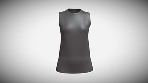 3D Ladies Tank Tops V3 In Low Poly
