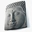 Buddha Javanese Head Relief Panel